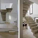 Kauntungan sareng desain desain tina tangga beton [versi versional]