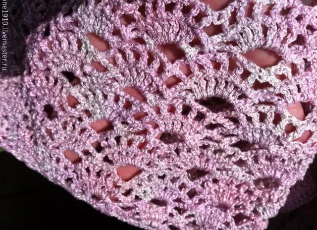 아기 드레스를위한 정사각형 크로 셰 뜨개질 Coquet : 비디오가있는 마스터 클래스