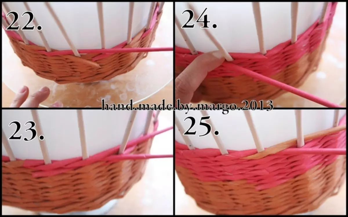Basket kertas tenunan untuk pemula: kelas induk dengan video