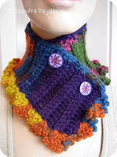 Ideas de tricotar - Pasar e bufandas Alessandra Hyden