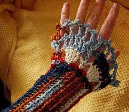 Ideje pletenja - strah in šali Alessandra Hyden