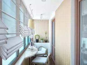 Opcije za završnu balkonu i lođu 4 m²