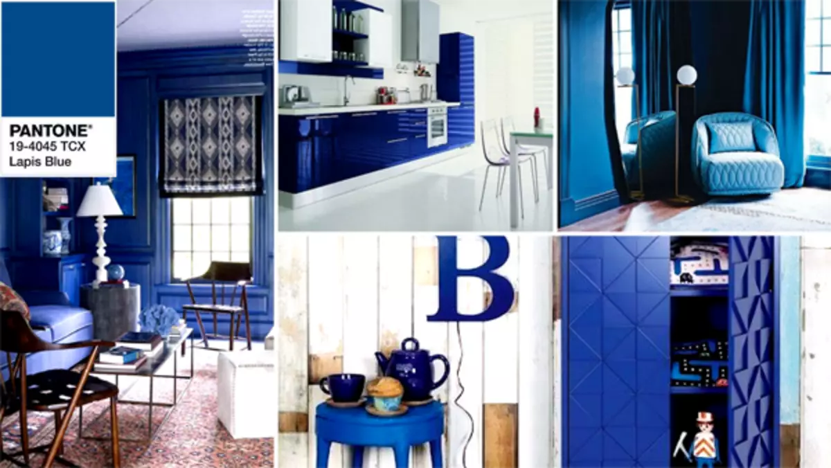 Mga Trend 2020: Blue shades sa interior.