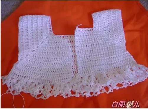 Хүүхдүүдийн хувцаслах COQUTET CROCHET CROCHET: зураг, видео бүхий схемүүд