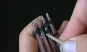 How to weave a bracelet made of rubber on a fork: schemes with photos and video