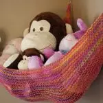 How to organize storing soft toys in a nursery?