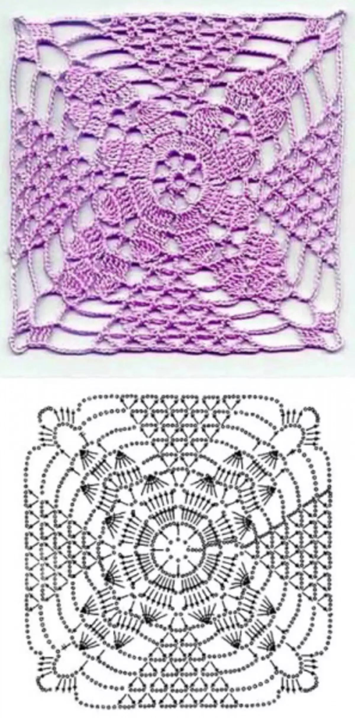Crochet வடிவங்கள் பின்னல் மற்றும் motifs - என் தேர்வு