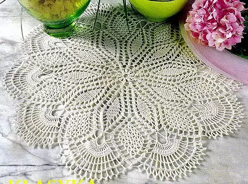 Șervețele de croșetate simple și frumoase cu scheme de tricotat