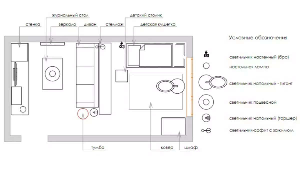 Interior apartemen pikeun kulawarga ngora sareng murangkalih: Pilihan pikeun susunan perabot di kamar (39 poto)