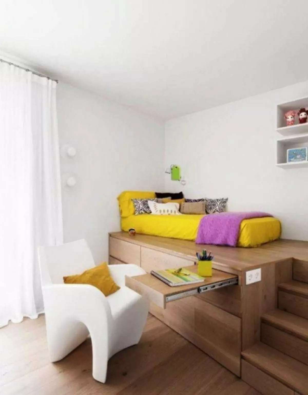 Interior apartemen pikeun kulawarga ngora sareng murangkalih: Pilihan pikeun susunan perabot di kamar (39 poto)