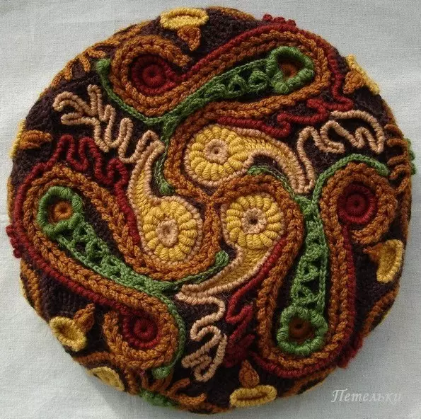 সেলাইয়ের টেকনিক ফ্রিফর্ম - অস্বাভাবিক crochet ক্যাপ