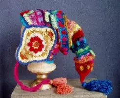 Knitting txheej txheej In Freeform - txawv txawv crochet kaus mom