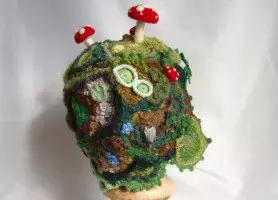 Knitting Technique Freeform - Ezohiko Crochet txapelak