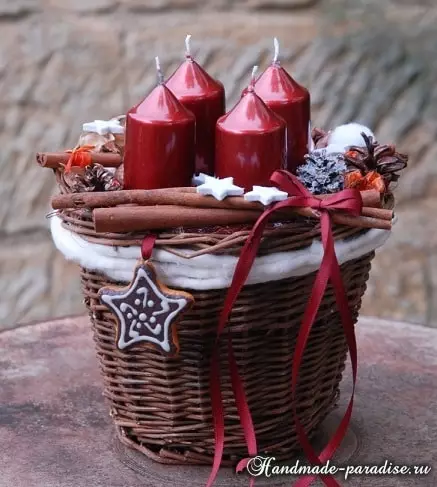 Weaving Grape Vine Baskets