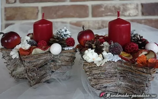 Weaving Grape Vine Baskets