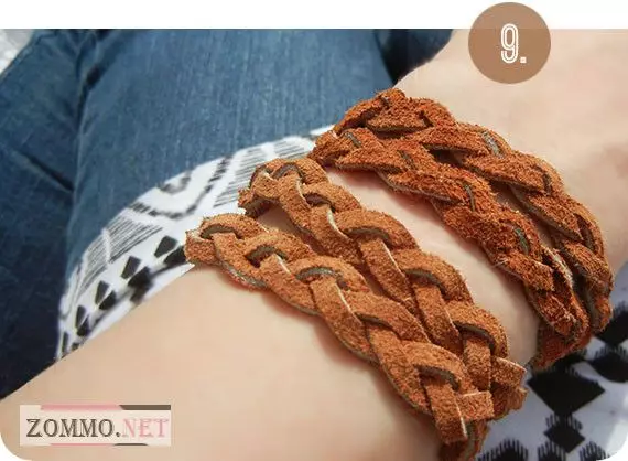 Leather cord bracelet at kuwintas gawin ito sa iyong sarili para sa mga nagsisimula
