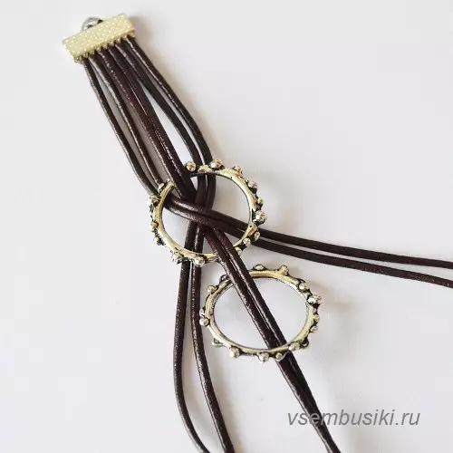 Leather cord bracelet at kuwintas gawin ito sa iyong sarili para sa mga nagsisimula