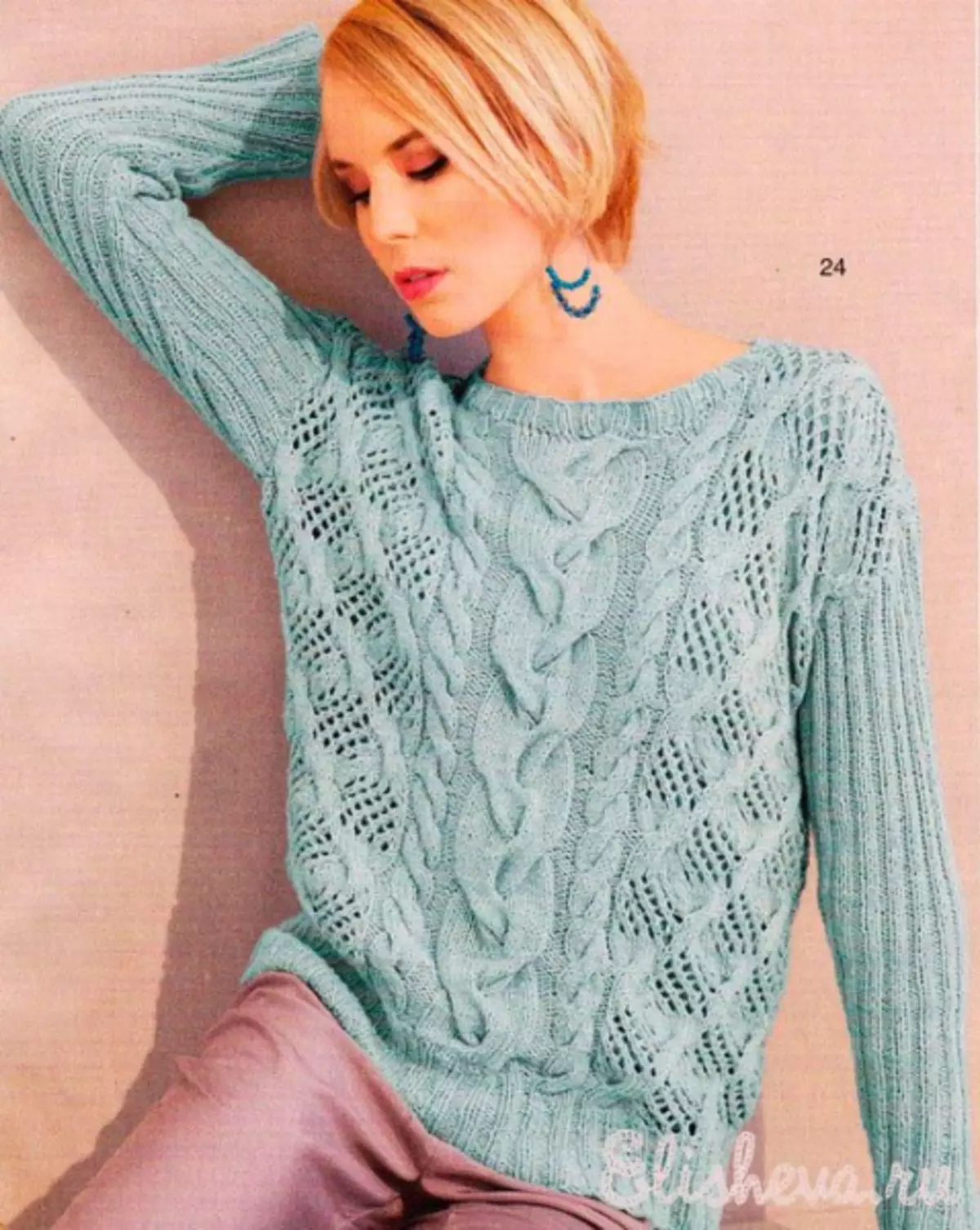 Sweater Female Bi Diagrams Kniting: Meriv çawa bi wêne û vîdyoyê re knit