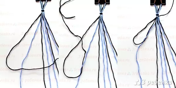 دستبند از مولین و مهره ها با دستان خود: طرح برای مبتدیان