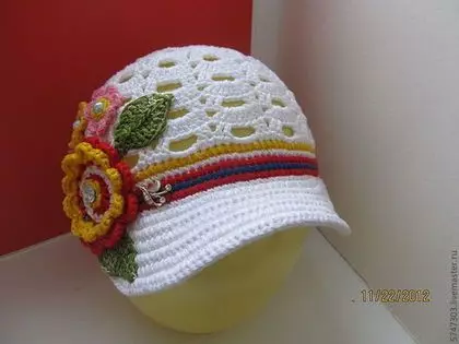 Panama Crochet សម្រាប់ក្មេងស្រីដែលមានគ្រោងការណ៍និងការពិពណ៌នាសម្រាប់អ្នកចាប់ផ្តើមដំបូង