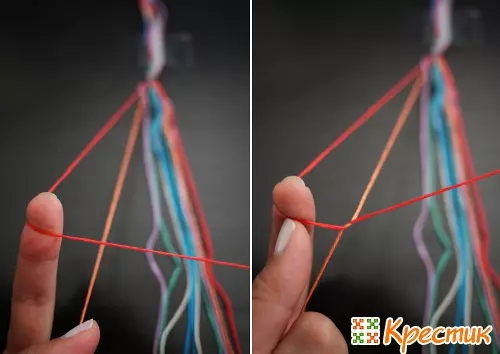 從螺紋用自己手的手鐲：如何用視頻和照片正確地系