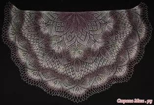 Ukuvula i-shawl noMohair Knitting