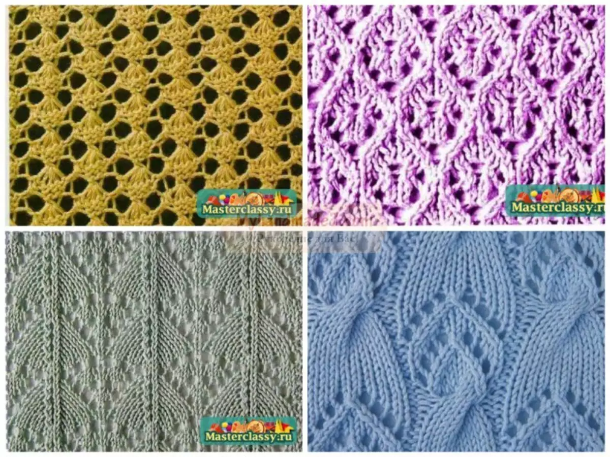 Openwork knitting spokes para sa mga kababaihan na may isang paglalarawan para sa mga nagsisimula