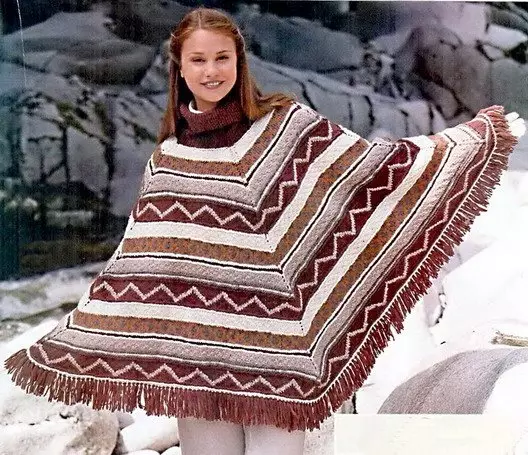 Openwork Poncho Spokes: Schemes and Description For Full Women With Video
