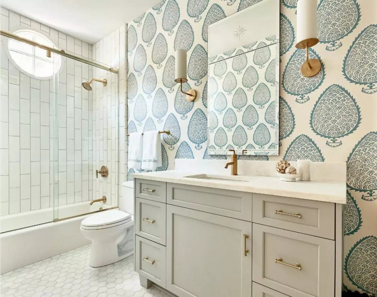 7 Arguments in favor of Wallpapers For Bathroom Finishing