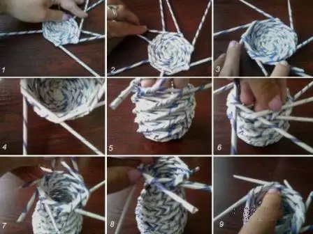 Види плетіння з газетних трубочок: майстер-клас з фото та відео