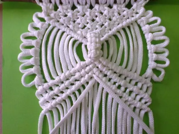 Macrame Owl: clase mestra con fotos e vídeo paso a paso