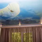 Шпалери з хмарами для візуального розширення кімнати: поради щодо вибору та обклеювання на стелю