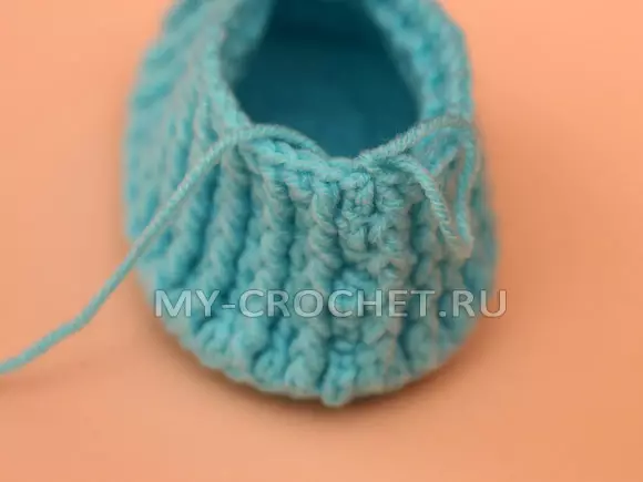 Пінетки-черевички гачком для малюків з описом і схемами