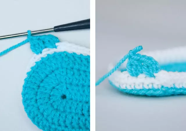 غواصی برای نوزادان بر روی Spokes and Crochet با عکس ها و ویدئو