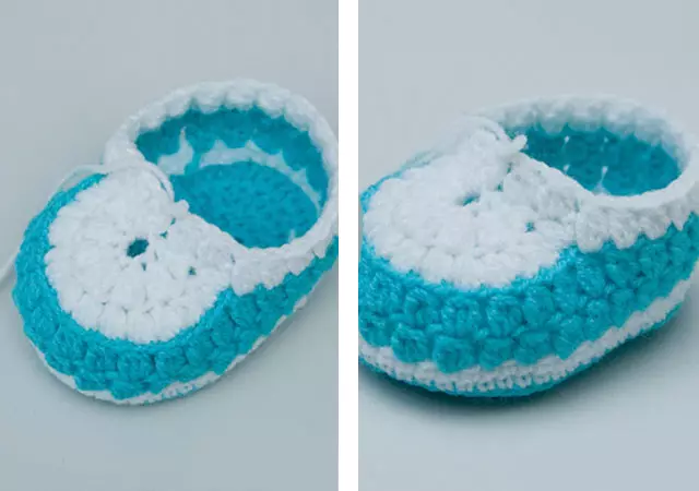 Booties for newborns on the spokes and crochet with photos and video