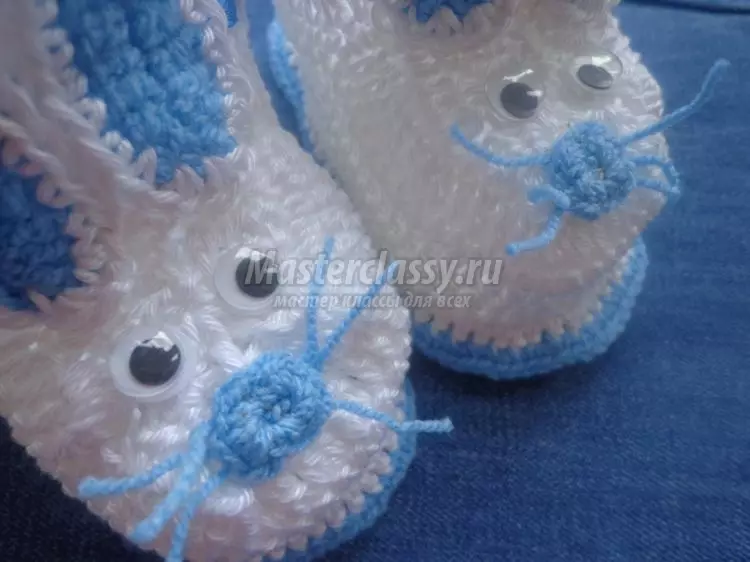 Babake Bunnies Crochet amb esquemes: classe magistral amb fotos i vídeo