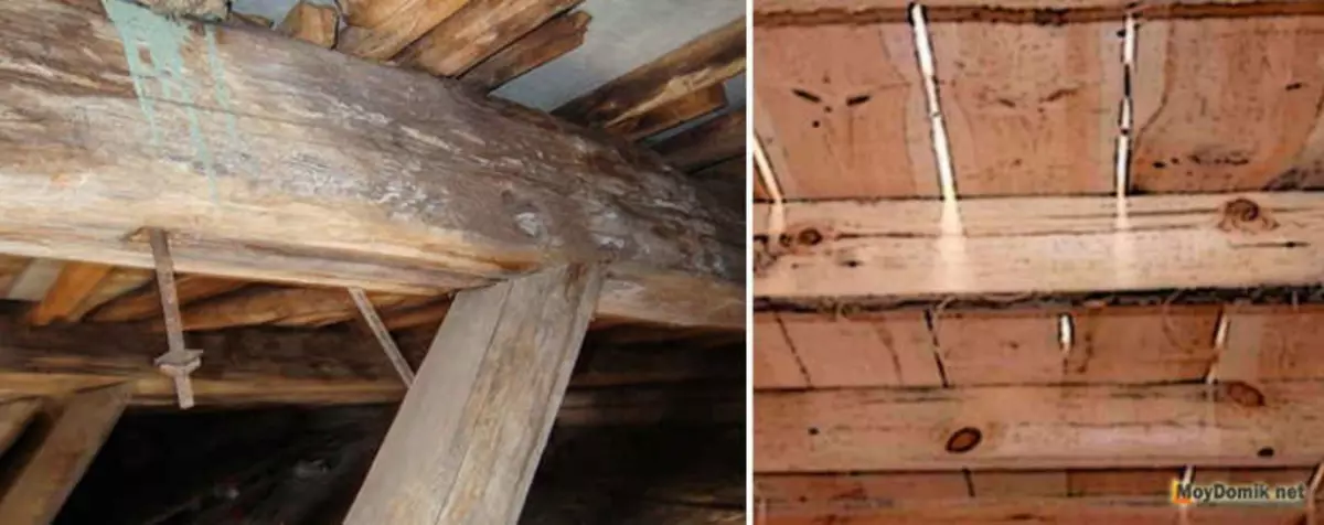 Comment réparer le chevauchement du faisceau en bois sur leur propre