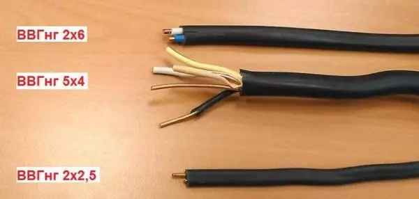 Як вызначыць перасек кабеля (драты) па дыяметры