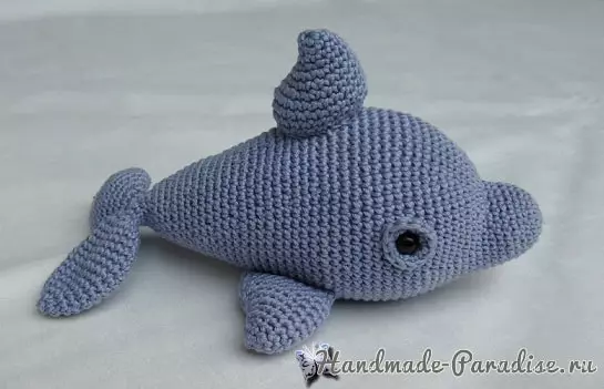 Dolphin crochet. Paglaraw sa Knitting