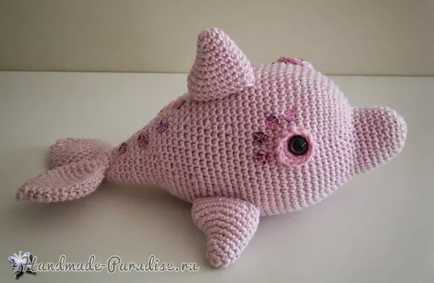 Dolphin Crochet. Apejuwe ti wiwun