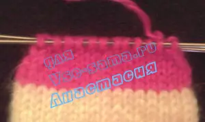 Mittens bil-labar tan-knitting: klassi Master bi skemi jacquard