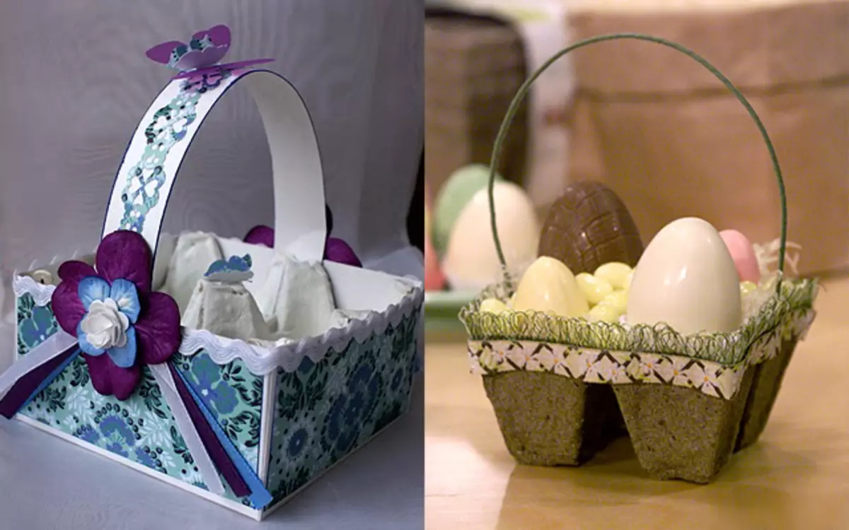 Master class on the Easter basket do it yourself from origami modules