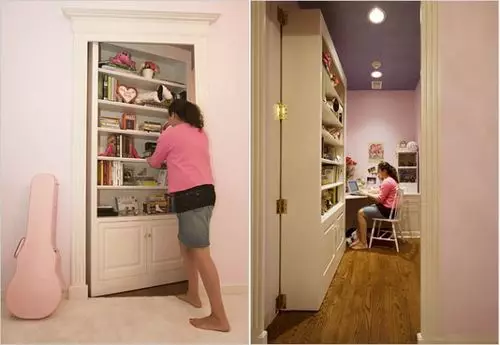All about hidden doors in an apartment or house