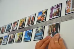 Photocollage sur le mur: façons de créer vos propres mains