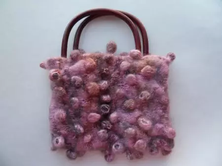 fooling ໃນເຄື່ອງຊັກຜ້າ: handbag ໃນເຕັກນິກ chibori (Sibori)