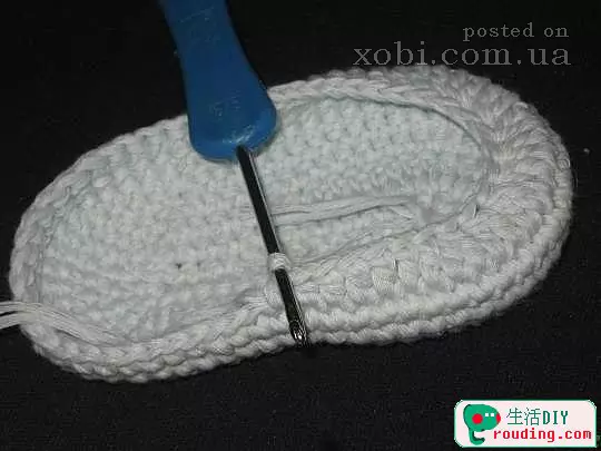 Rooties-shoes crochet untuk bayi baru lahir dengan penerangan dan video