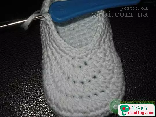 Rooties-shoes crochet untuk bayi baru lahir dengan penerangan dan video