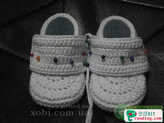 Цроцхет ципела за новорођенчади са опис и видео