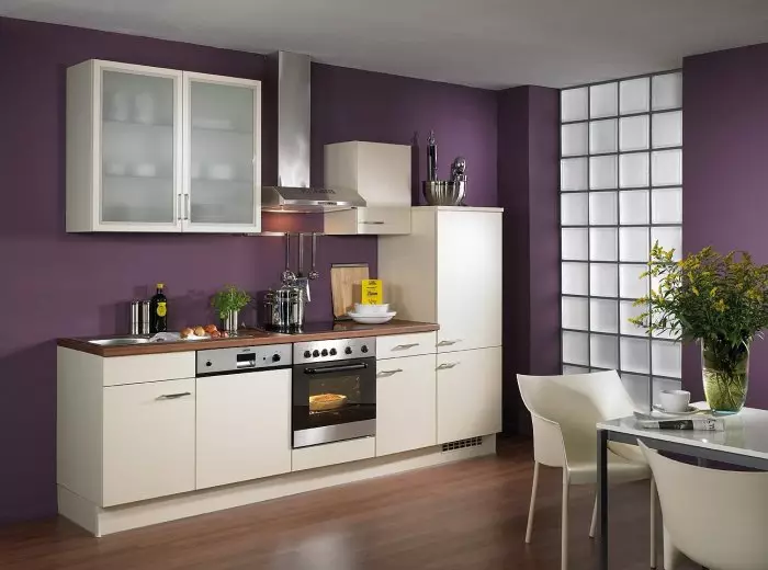 廚房的紫色顏色廚房