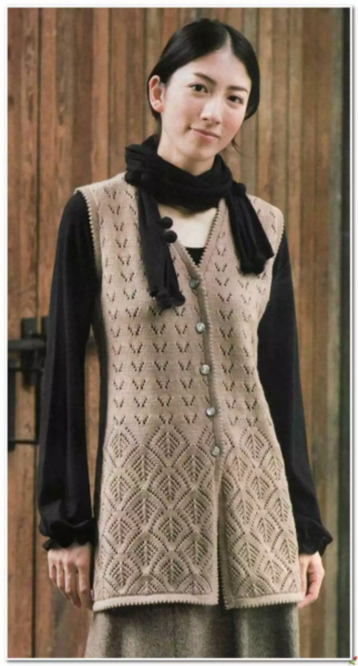 Prolamewwork Vest Pletení jehlice pro ženy z MOHAIR: Schémata s popisem